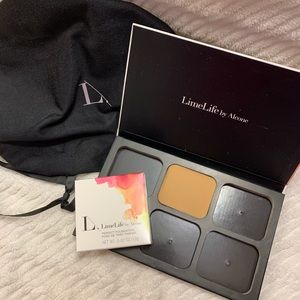 LimeLife by Alcone Set of 3 Foundation-Palette-Bag